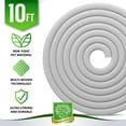 thumbnail image 5 of Small Pet Select Heavy Duty Cord Cover - White, 10ft - Ultra Durable Electrical Cable and Wire Protector for Rabbits, Dogs, Cats and Other Pets - Cord Management and Animal Protection, 5 of 8