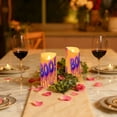 thumbnail image 6 of Purple Boo with Slime Halloween Flickering Flameless Candles with Remote Timer Battery Operated LED Tealight Set of 2 M, 6 of 8