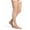 Light Beige (Fmr Crispa), variant on Sigvaris Essential 863 Opaque Men's 30-40 Closed Toe Thigh High Compression Stockings w/Grip Crispa MS Short