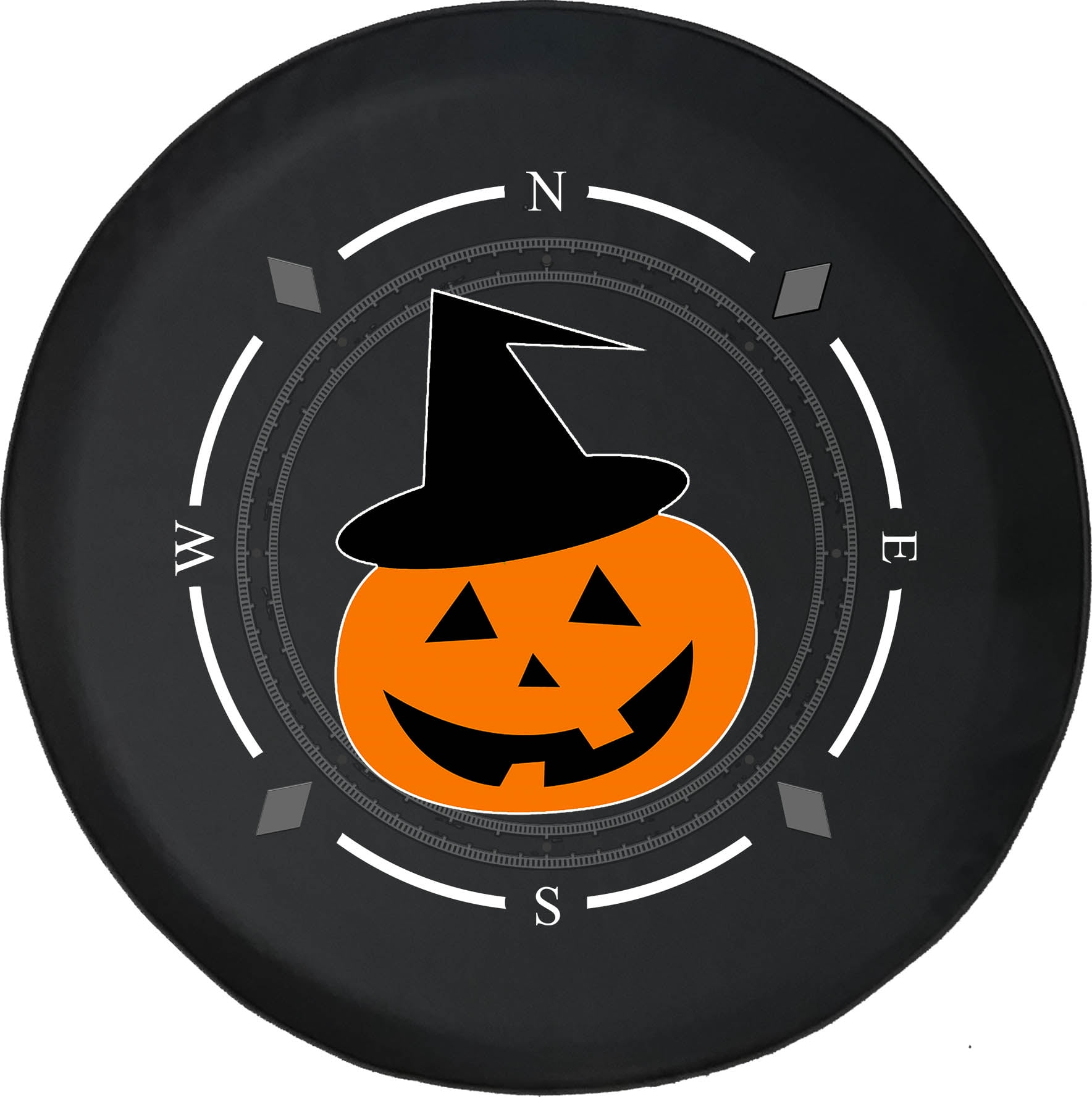 Halloween Jack-o-lanterns Steering Wheel Cover Cotton Fabric 