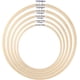 thumbnail image 3 of Round Embroidery Hoops 5 Pcs 5 Sizes Bamboo Crafts Sewing, 3 of 5