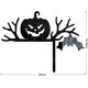 thumbnail image 3 of Decoraciones para puertas de Halloween, 1 pieza de madera con forma de calabaza, fantasma, bruja, letrero para esquinas de puertas de Halloween, adorno para el hogar, la oficina, festival, decoración, 3 of 7