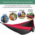 thumbnail image 4 of 300x200cm Portable Camping Tourist Parachute Cloth Hammocks  Outdoor Garden Travel Sleeping Hanging Hammock Swing Nature Hike, 4 of 10