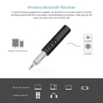 thumbnail image 5 of RHEA- Transmisor Receptor Usb Bluetooth 5.0 Auxiliar Inalámbrico Para Coche De 3.5Mm, 5 of 6