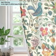 thumbnail image 4 of Yayeee Window Curtains Set of 2 for Living Room Light Filtering 63"x52", Beige Cartoon Animals, 4 of 7