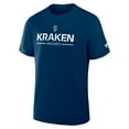 thumbnail image 2 of Men's Fanatics Deep Sea Blue Seattle Kraken Authentic Pro Primary T-Shirt, 2 of 6