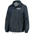 thumbnail image 2 of Men's Navy New England Patriots Coaches Classic Raglan Full-Snap Windbreaker Jacket, 2 of 4