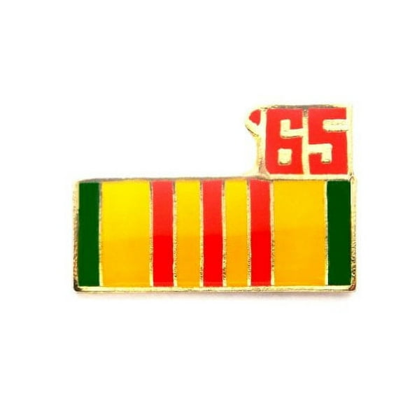 Vietnam Veteran 1965 Ribbon Lapel Hat Pin Marines Army Navy Air Force PPM793 (1 pin)