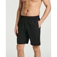thumbnail image 4 of Real Essentials 3 Pack: Men's 9" Inch 2 in 1 Board Shorts with Compression Liner - Bathing Suit With Back Flap Pocket, 4 of 6