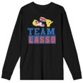thumbnail image 3 of Ted Lasso Team Lasso Cup And Saucer Men's Black Long Sleeve Shirt-XXL, 3 of 4