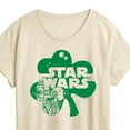 thumbnail image 3 of Star Wars - St. Patrick's Day Clover - Women's Short Sleeve Graphic T-Shirt, 3 of 5