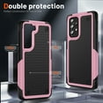 thumbnail image 5 of ELEHOLD for Samsung Galaxy A53 5G 2022 Fit Case, Military-Grade Dual Layer Raised Frame Screen & Camera Lens Protective Armor Hybrid PC+TPU Anti-Drop Shockproof Slim Rugged Case,Pink, 5 of 8