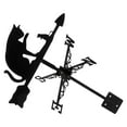 thumbnail image 4 of Hemobllo Black Stainless Steel Weather Vane, Decorative Yard and Patio Wind Direction Indicator for Outdoor Use, 4 of 8