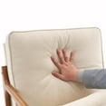 thumbnail image 3 of Sesslife Modern Chenille Oversized Accent Chair, Living Room Chair, Leisure Chair Reception Chair for Living Room, Bedroom, Matcha Green, 3 of 7
