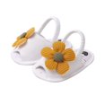 thumbnail image 3 of nvzhuang Baby Girl's Sunflower Princess Sandals Infant Summer Soft Lightweight Prewalker Sandals, 3 of 9