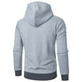 thumbnail image 4 of PNTUTB Men's Hoodie Jacket Side Zipper Style Warm Hoodies Sweatshirt Winter Zipper Hooded Coat, 4 of 5