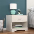 thumbnail image 1 of Crescent Point Nightstand, Vintage White, 1 of 7