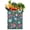 White-24, variant on Floral and Tropical Leaves Canvas Tote – Bright and Colorful Reusable Bag