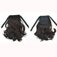 thumbnail image 1 of TopLLC Wigs Womens Ribbon Wavy Wavy Curly Short Ponytail Horsetail Hair Extensions hair piece, 1 of 2
