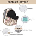 thumbnail image 4 of "Boho Chic Backpack for Campus - Roomy Tribal Print Daypack with Laptop Compartment, Water-Resistant & Fashionable for School & Travel", 4 of 6