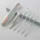 thumbnail image 4 of Juego de agujas para el acné de acero inoxidable, pinzas para el acné, pinzas para células, pinzas para puntos negros, agujas para el acné, herramienta de belleza y maquillaje para el acné, 4 of 4
