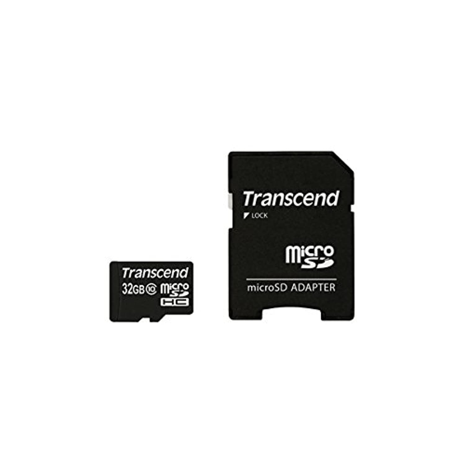 Transcend 32GB MicroSDHC Class10 Memory Card with Adapter 30 MB/s (TS32GUSDHC10) - image 3 of 3