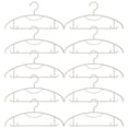 thumbnail image 1 of 10pcs Widened Plastic Suit Racks Clothes Hangers Traceless Clothing Hangers, 1 of 8