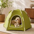 thumbnail image 7 of Pet Tent with Washable Fabric and Portable Foldable Design for Indoor Small Animals, Cute Dog Bed with Cozy Hideaway Space for Year-Round Comfort, Small Dog House Gift for Puppies, 7 of 7