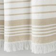 thumbnail image 4 of Lush Decor, Nantucket Fil Teint Coton Pompon Frange Rideau de Douche, 72" x 72", 4 of 5