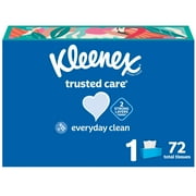 Kleenex Trusted Care Facial Tissues, 1 Flat Box