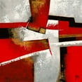 thumbnail image 2 of Jadis 12x12 Black Ornate Wood Framed with Double Matting Museum Art Print Titled - Graphique I, 2 of 4