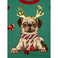 thumbnail image 2 of Jollidays Women's Reindeer Pug Ugly Christmas Sweater, 2 of 6