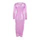 thumbnail image 3 of Txlixc Vestido de mujer, vestido transparente de manga larga (verano), S / M / L Txlixc moda, 3 of 6