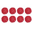thumbnail image 1 of Unique Bargains 8 Pcs Wicker Rattan Balls 3.9 Inch Rattan Decorative Balls for Vase Fillers Craft Home Decor Red, 1 of 5