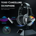 Beexcellent Wired Gaming Headset with Mic & RGB LED for PS5, PS4, Xbox