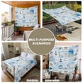 thumbnail image 6 of Blue Coastal Tapestry for Bedroom Wall Hanging Tapestry, Turtle Nautical Anchor Octopus Starfish Coral Ceiling Backdrop Tapestries Poster Blanket Wall Decor for Teens Room Living Room Dorm 39" x 59", 6 of 8