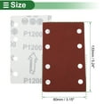 thumbnail image 4 of 50 Pcs Papel de Lija Rectangular 8 Agujeros 1200 Grano Hojas de Lijado para Reacondicionamiento Automotriz y Trabajos en Madera, 4 of 7