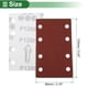 thumbnail image 4 of 50 Pcs Papel de Lija Rectangular 8 Agujeros 1200 Grano Hojas de Lijado para Reacondicionamiento Automotriz y Trabajos en Madera, 4 of 7