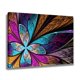 thumbnail image 2 of Póster de lienzo con diseño de mariposa en vitral, decoración para dormitorio, paisaje deportivo, decoración para oficina, regalo, estilo marco, 30 x 45 cm, 2 of 8