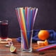 thumbnail image 4 of 1000 Pcs Colorful Plastic Long Disposable Drinking Straws, 4 of 5