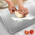 thumbnail image 4 of 304 Stainless Steel Double-Sided Chopping Board with Juice Grooves, Non-Stick Surface, Dishwasher Safe, 4 Sizes Available - Small, Medium, Large, Extra Large, 4 of 9