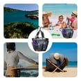 thumbnail image 6 of Herunwer Mesh Beach Bag Waterproof Sandproof Tote Bags Swimming Pool Bag Cruise Beach Essentials for Vacation Must Haves, 6 of 7