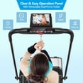 thumbnail image 6 of Spaco Ultra-thin Electric Folding Motorized Treadmill with LCD Monitor Low Noise, Home Fitness Equipment for Walking & Running , Cardio Exercise Machine, 6 of 9