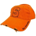 thumbnail image 2 of NCAA by Signatures Syracuse University Orange Embroidered Distressed Adjustable Strap Hat, 2 of 4