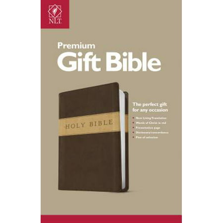 Premium Gift Bible NLT, TuTone (Red Letter, LeatherLike, Dark (Dark Souls 2 Best Starting Gift)