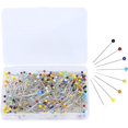 thumbnail image 1 of Alfileres de costura Alfileres de costura de cabeza redonda 250 piezas Colores variados Para artículos de mercería, patchwork, costura y manualidades, 1 of 4