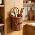 thumbnail image 4 of Hanging Wall Basket,Woven Portable Storage Organizer with Top Loop for Home Entryway Living Room, 4 of 6