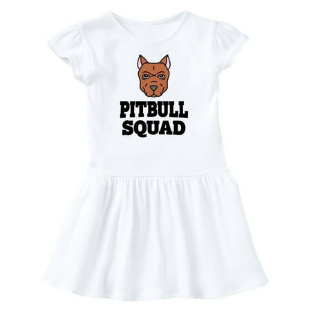 

Inktastic Dog Pitbull Squad Gift Baby Girl Dress
