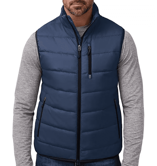 FREE COUNTRY Quilted Puffer Lightweight, Outerwear Vests