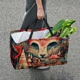 thumbnail image 7 of Bohemia Large Capacity Reusable Foldable Laundry Organizer Bag with Oxford Cloth Material, 7 of 7